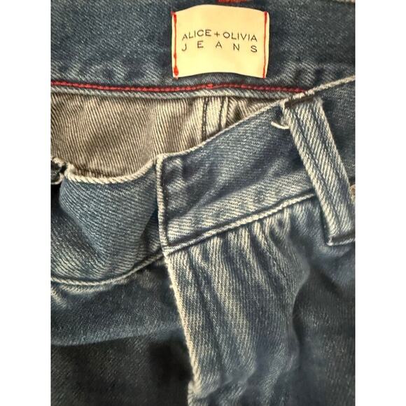 alice + olivia - Cay wide-leg cargo jeans - size 25